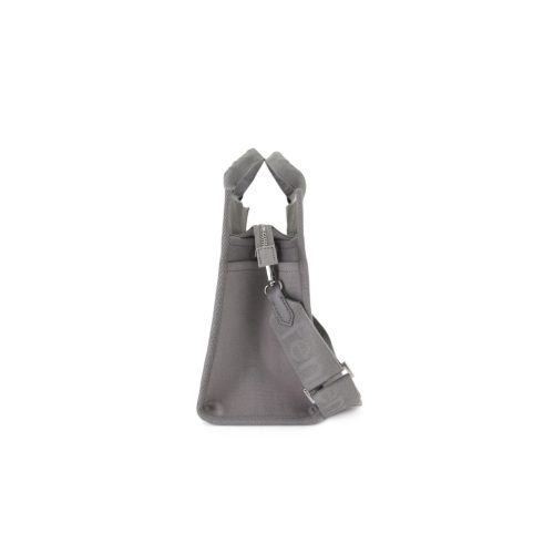 Petite Canvas – Grey – Silver Zip – Grey Strap - Image 5