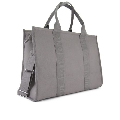 Maxi Canvas – Grey – Grey Zip – Grey Strap - Image 6