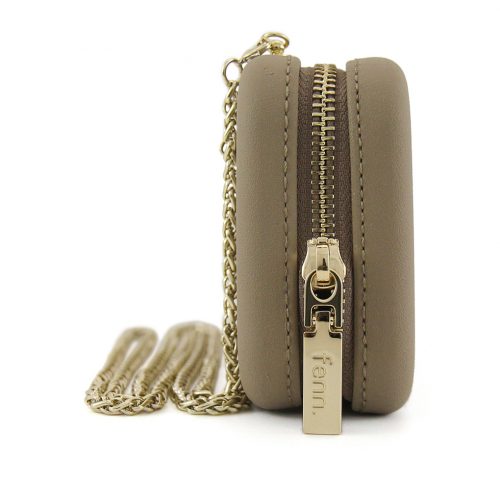 Wallets – Stone – Gold Zip – Gold Chain - Image 5