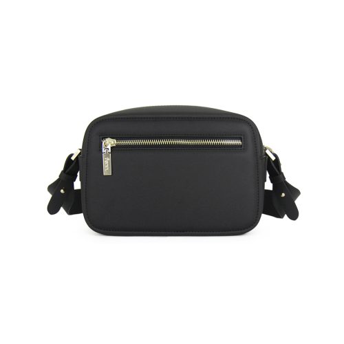 Cross Body – Black – Gold Zip – Black Strap - Image 6