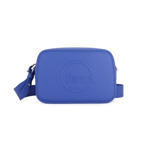 Cross Body – Klein Blue – Silver Zip – Klein Blue Strap