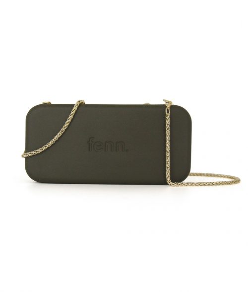 Wallets – Army Green – Gold Zip – Gold Chain - Image 11