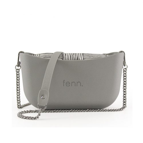 Classic Collection – Grey – Silver Chain Handle – Grey – Pattern 5 Inner