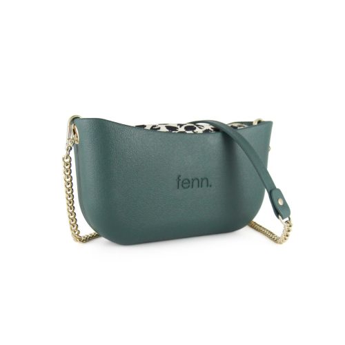 Classic Collection – Green – Patterm 47 Inner – Gold Zip – Gold Chain Strap - Image 2