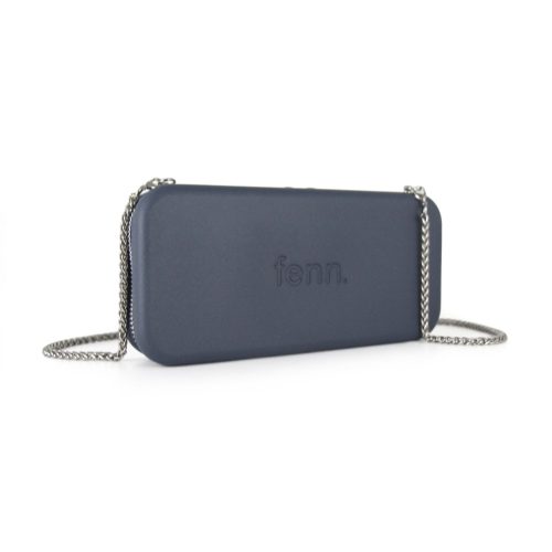 Wallets – Denim – Silver Zip – Silver Chain - Image 2