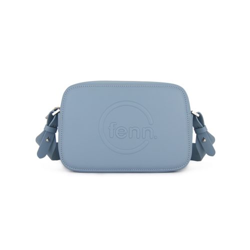 Cross Body – Mint Blue – Silver Zip – Mint Blue Strap - Image 7