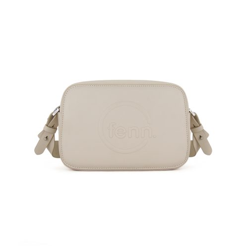 Cross Body – Off White – Silver Zip – Off White Strap - Image 5
