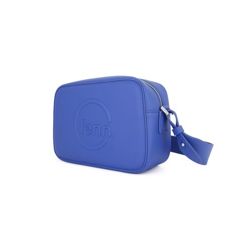 Cross Body – Klein Blue – Silver Zip – Klein Blue Strap - Image 2
