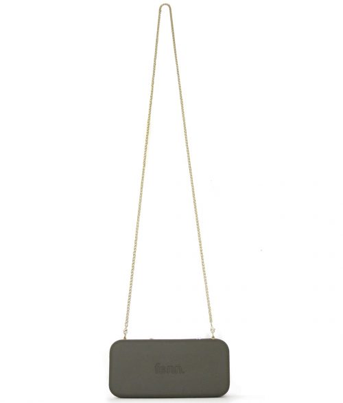 Wallets – Army Green – Gold Zip – Gold Chain - Image 2