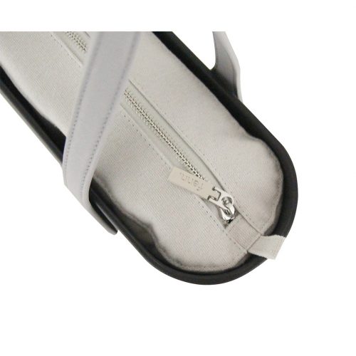 Petite – Black – Grey Inner – Grey Microfibre Flat Handle - Image 3