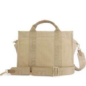 Canvas, Petite Canvas – Toffee – Gold Zip – Toffee Handle