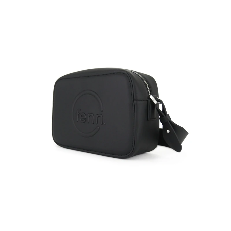 Cross Body – Black – Silver Zip – Black Strap5