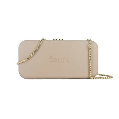 Wallets – Sand – Gold Zip – Gold Chain - Image 4
