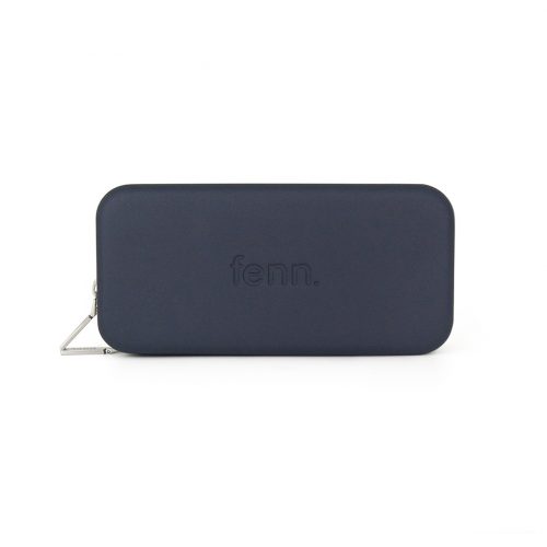 Wallets – Navy – Silver Zip