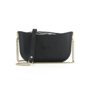 Classic Collection – Black – Pattern 44 Inner – Silver Zip – Blackgold Chain Handle2