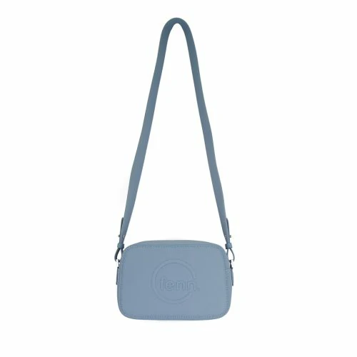 Cross Body – Mint Blue – Silver Zip – Mint Blue Strap9
