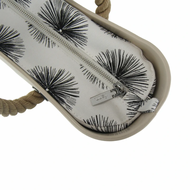 Original Collection – Champagne – P4 Inner – Silver Zip – Beige Rope Handle3