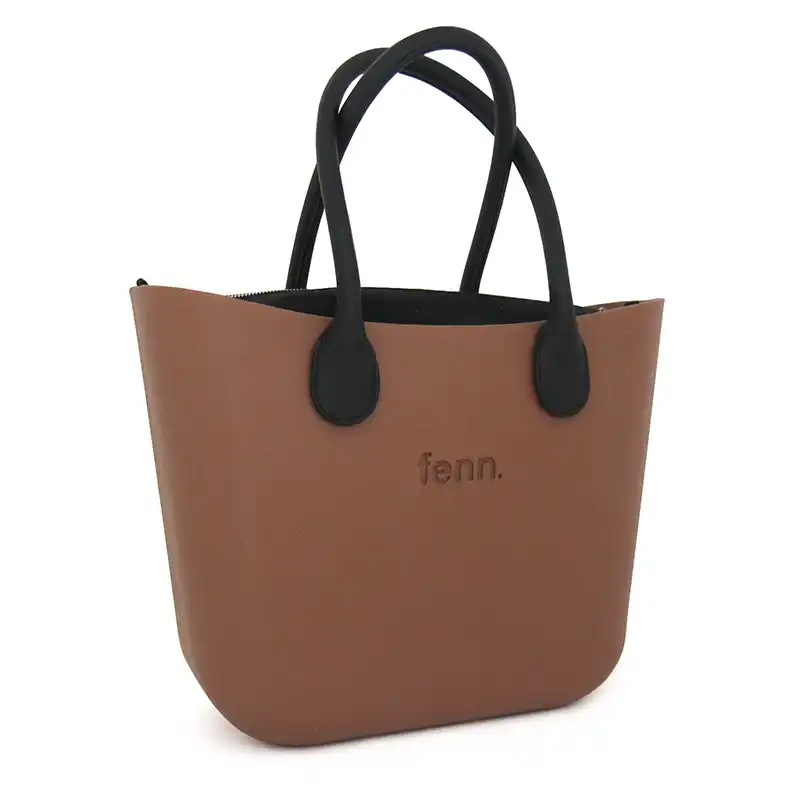 Original Collection – Dark Tan – Black Microfibre Round Swiss Cross – Handle – Black Inner2