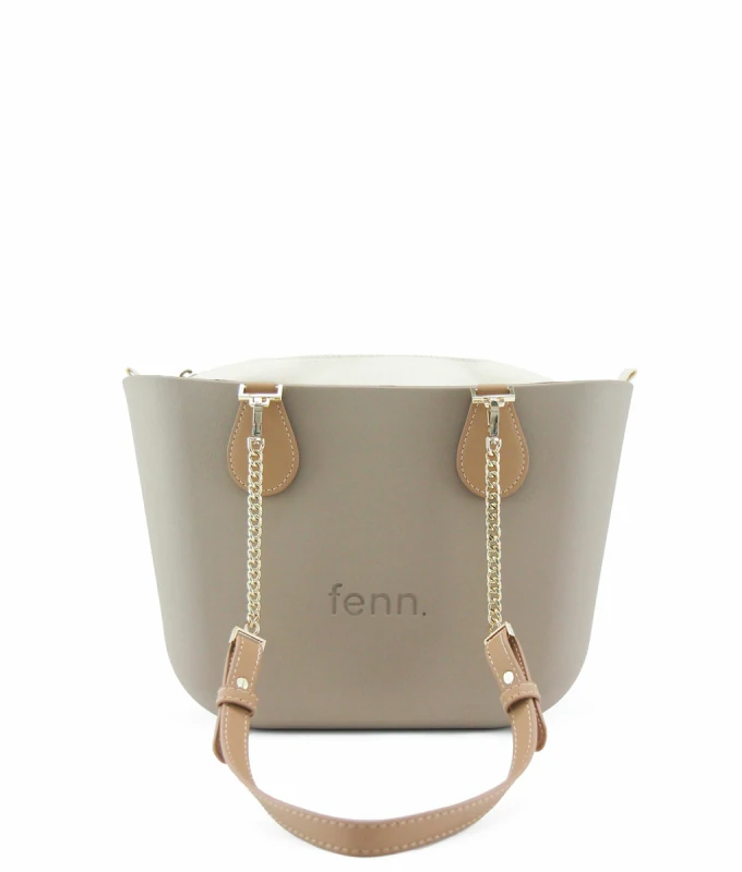 Petite – Stone – L.tan (criss Cross) Gold Chain – Beige – Gold