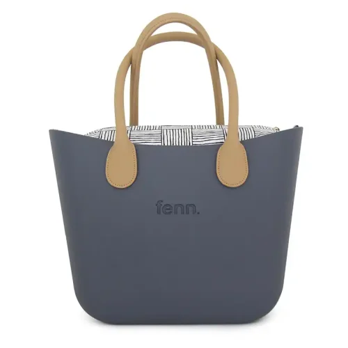 Original Collection – Denim – Light Tan Microfibre Round – Handle – Pattern 5 Inner